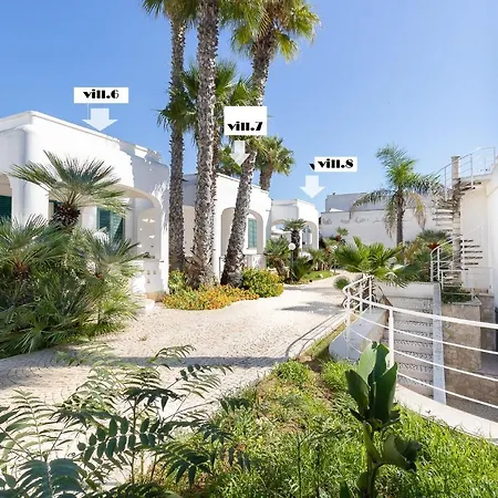 別荘 Oasi Sul Mare Fronte Mare Villino 7 Vista Giardino トッレ・スーダ